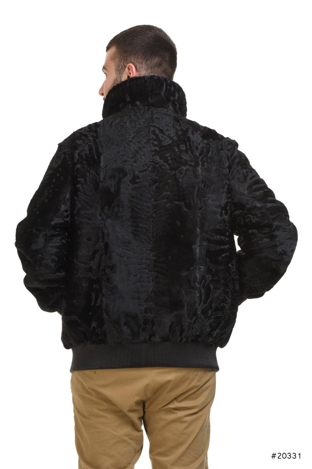 Men's persian lamb sportive jacket - Manakas Frankfurt