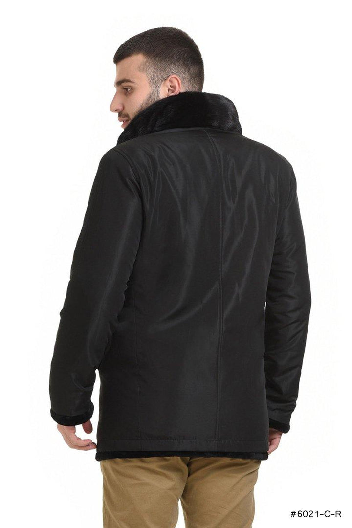 Men's double breasted reversible sheared mink coat - Manakas Frankfurt
