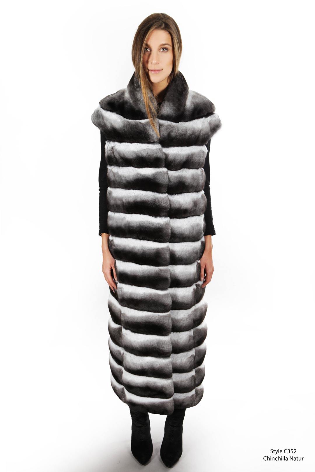 Chinchilla Long vest - Manakas Frankfurt