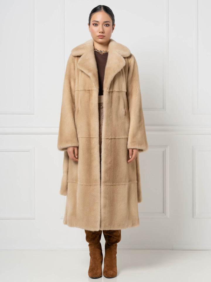 Mink Coat with English Collar