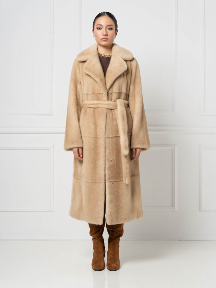 Mink Coat with English Collar