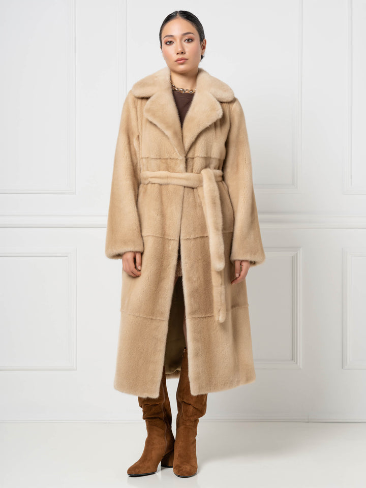 Mink Coat with English Collar