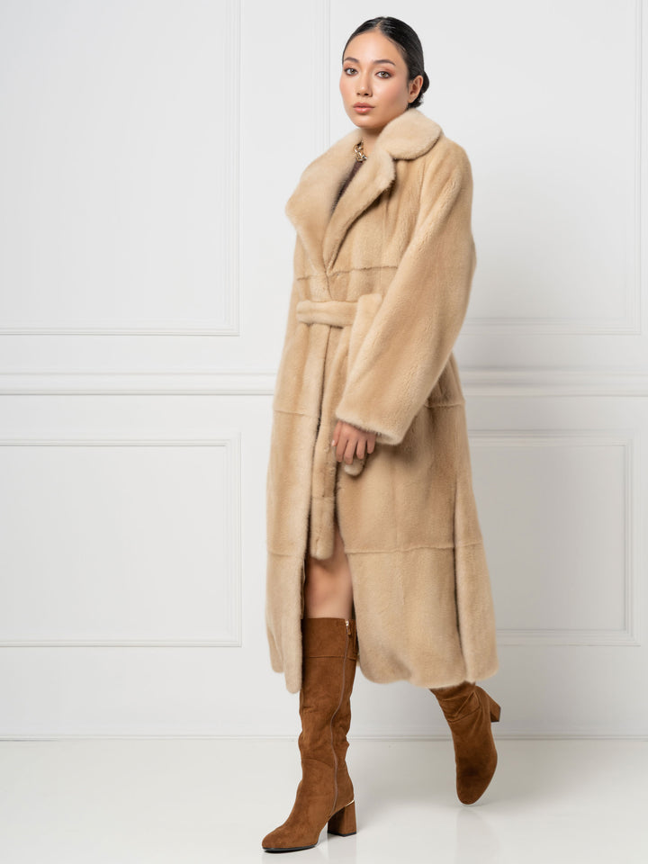 Mink Coat with English Collar