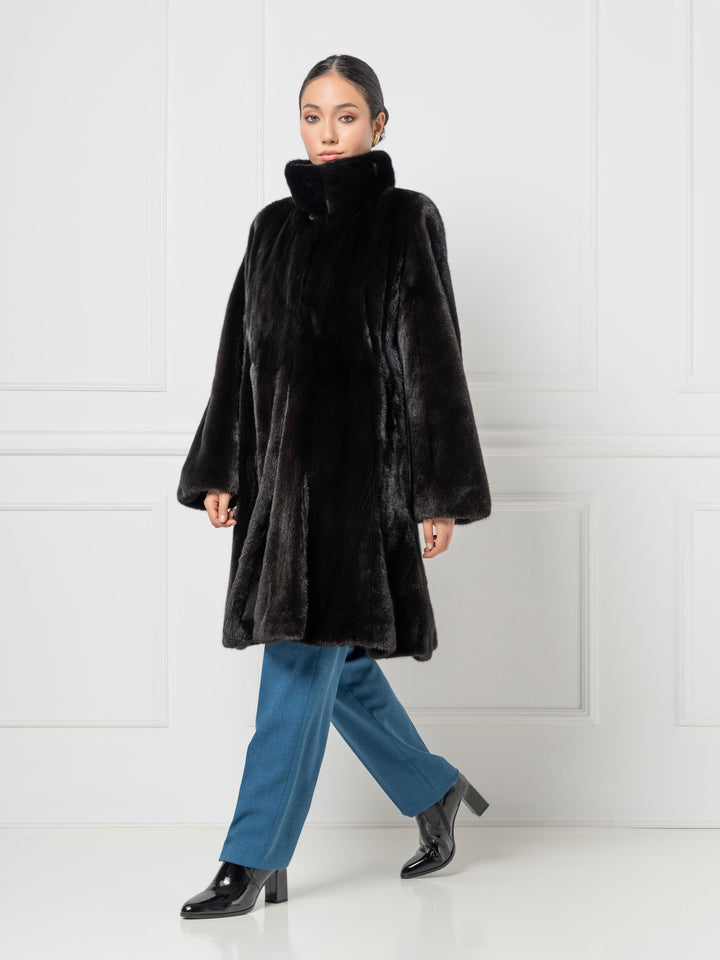 A-line Mink Coat