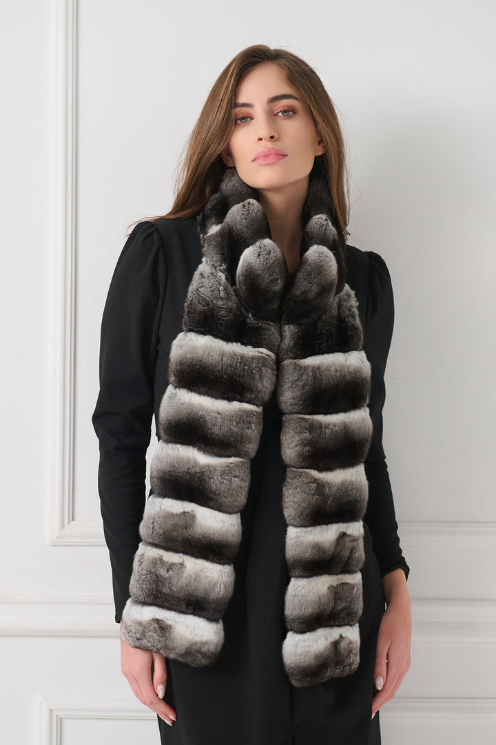 Chinchilla Shawl with Collar