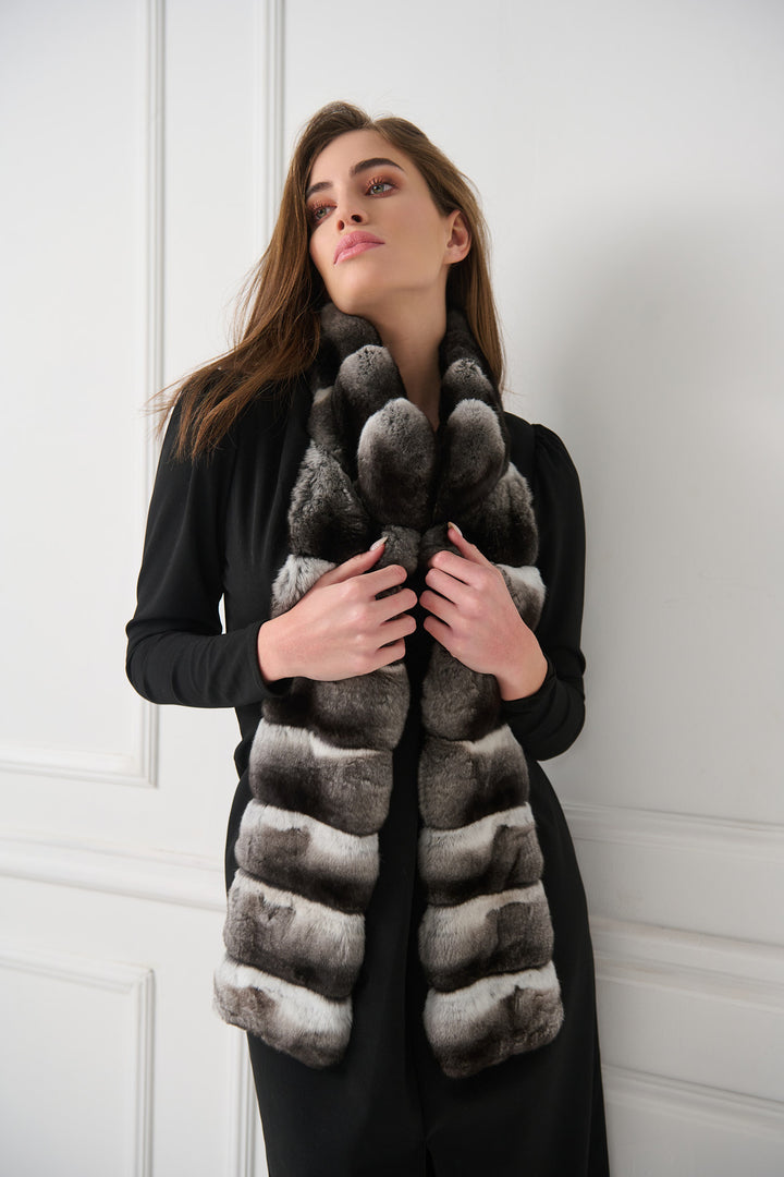Chinchilla Shawl with Collar