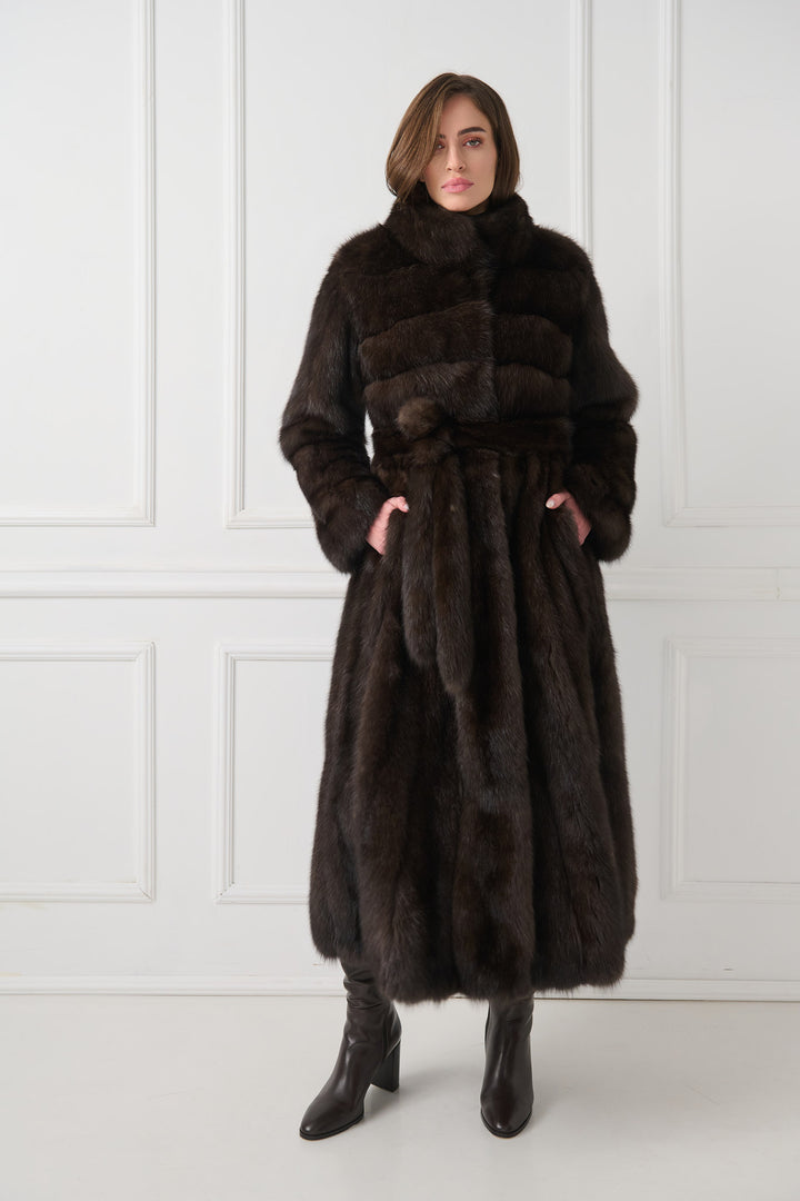 Long Sable Fur Coat