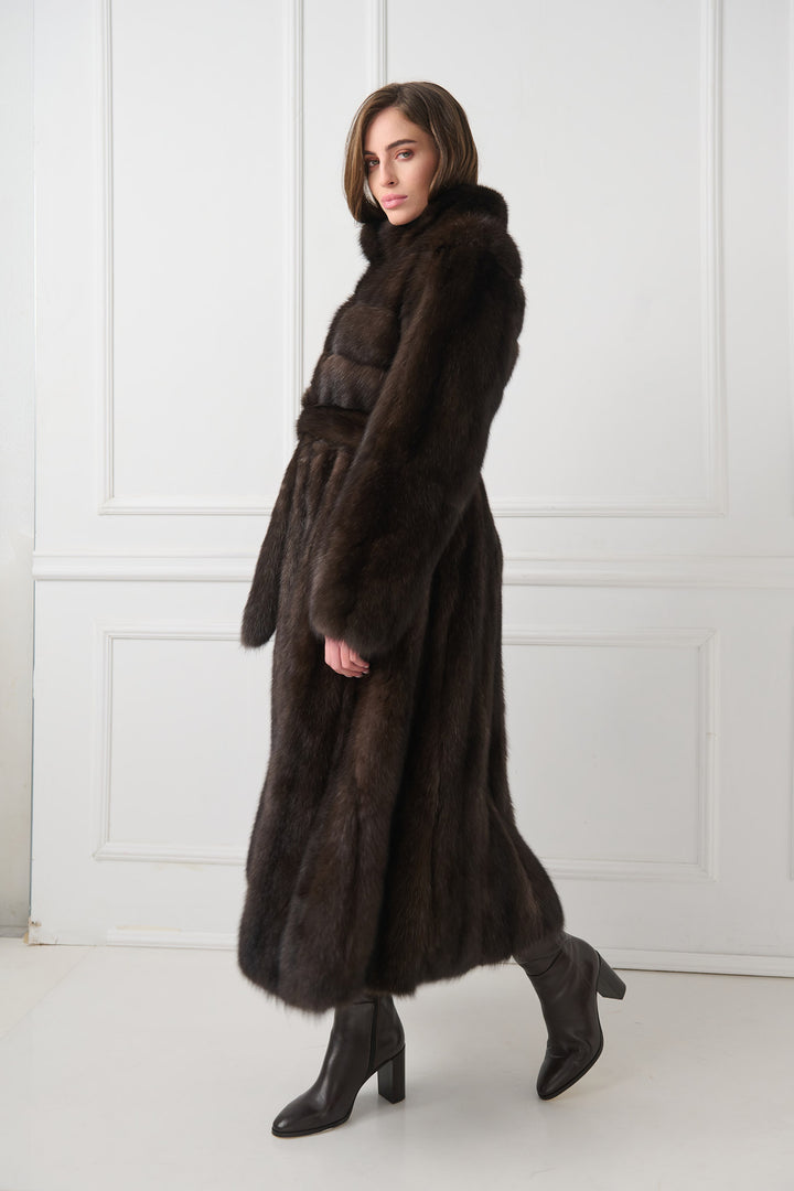 Long Sable Fur Coat