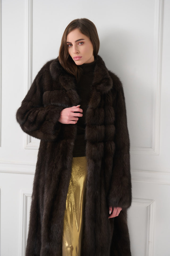Long Sable Fur Coat