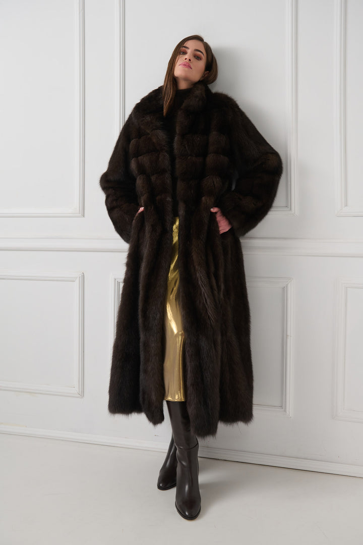 Long Sable Fur Coat