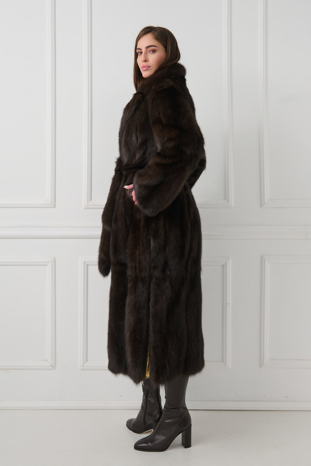 Long Sable Fur Coat