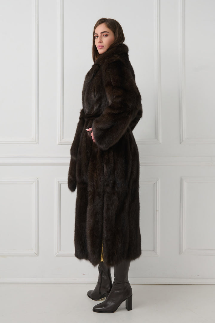 Long Sable Fur Coat