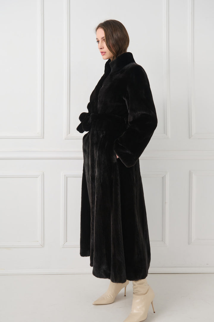 Long Mink Fur Coat