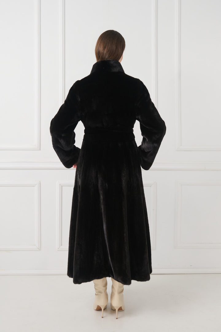 Long Mink Fur Coat
