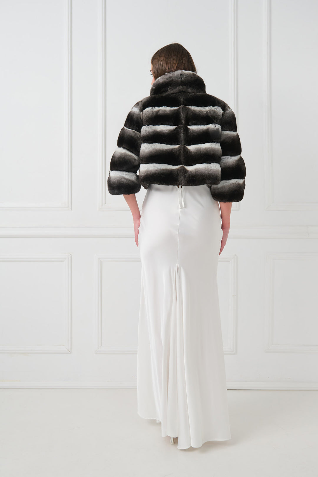 Cropped Chinchilla Jacket