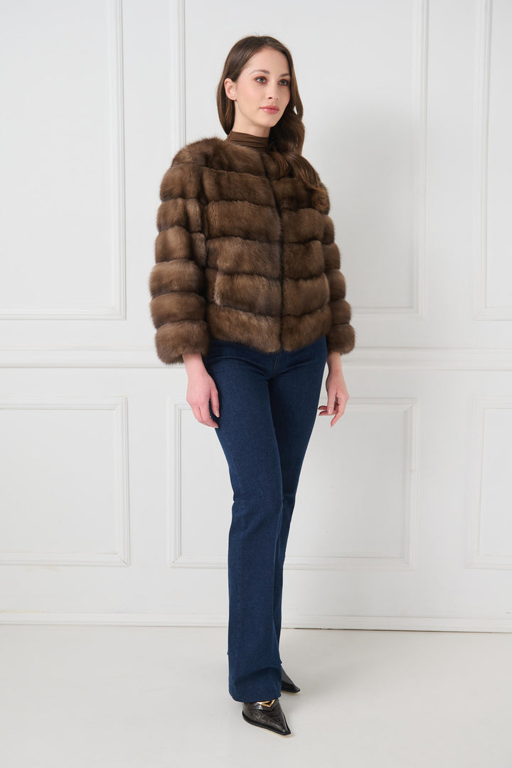 Reversible Sable Fur Jacket