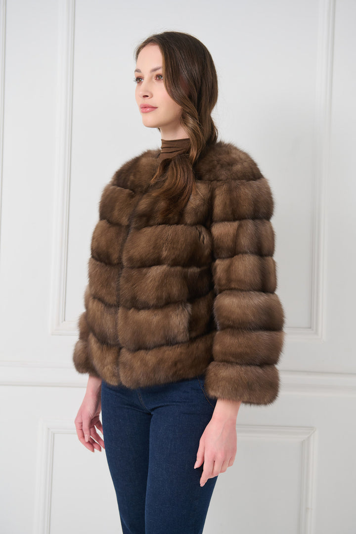 Reversible Sable Fur Jacket