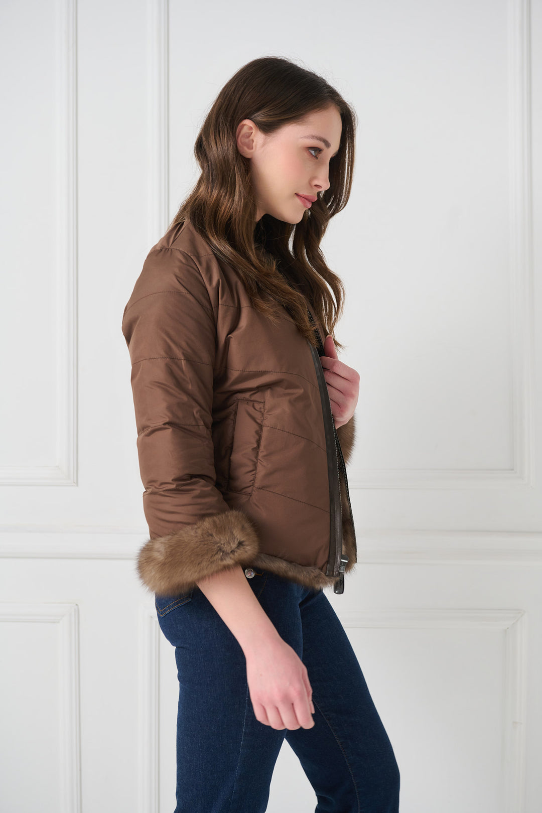 Reversible Sable Fur Jacket