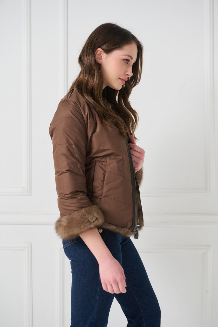 Reversible Sable Fur Jacket