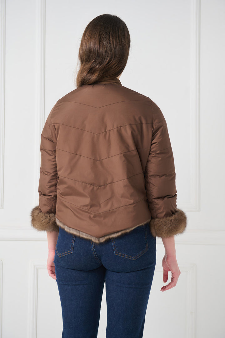 Reversible Sable Fur Jacket