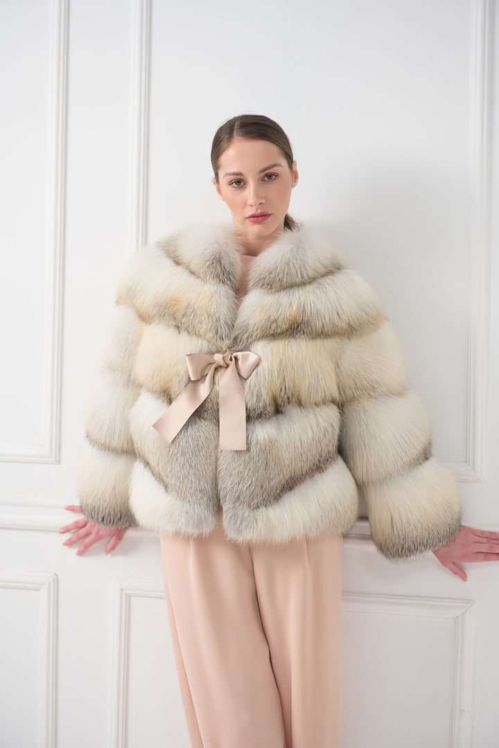 Fuchspelzjacke