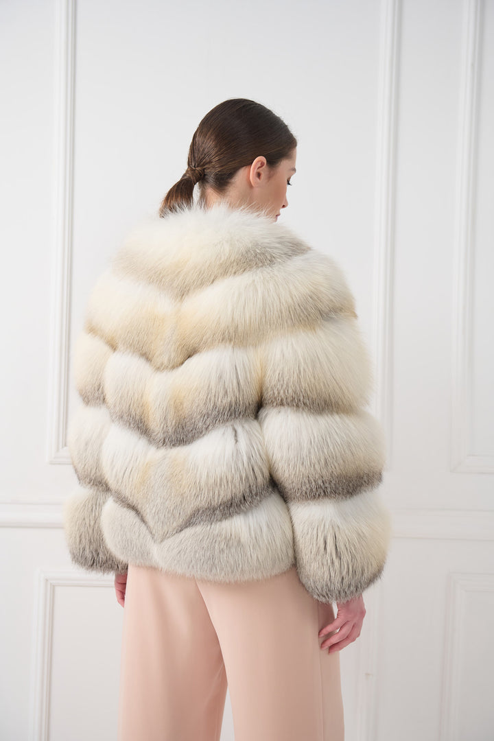 Fuchspelzjacke