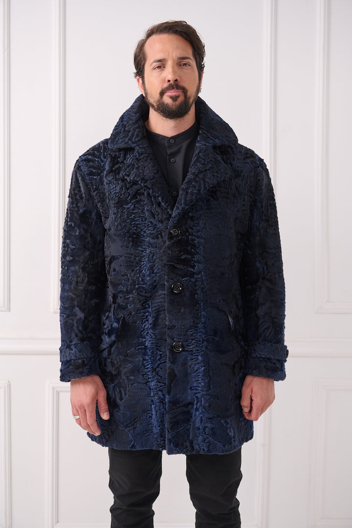 Мужское пальто из персидской овчины