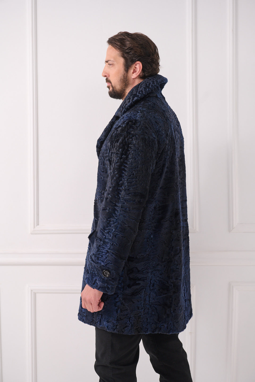 Мужское пальто из персидской овчины