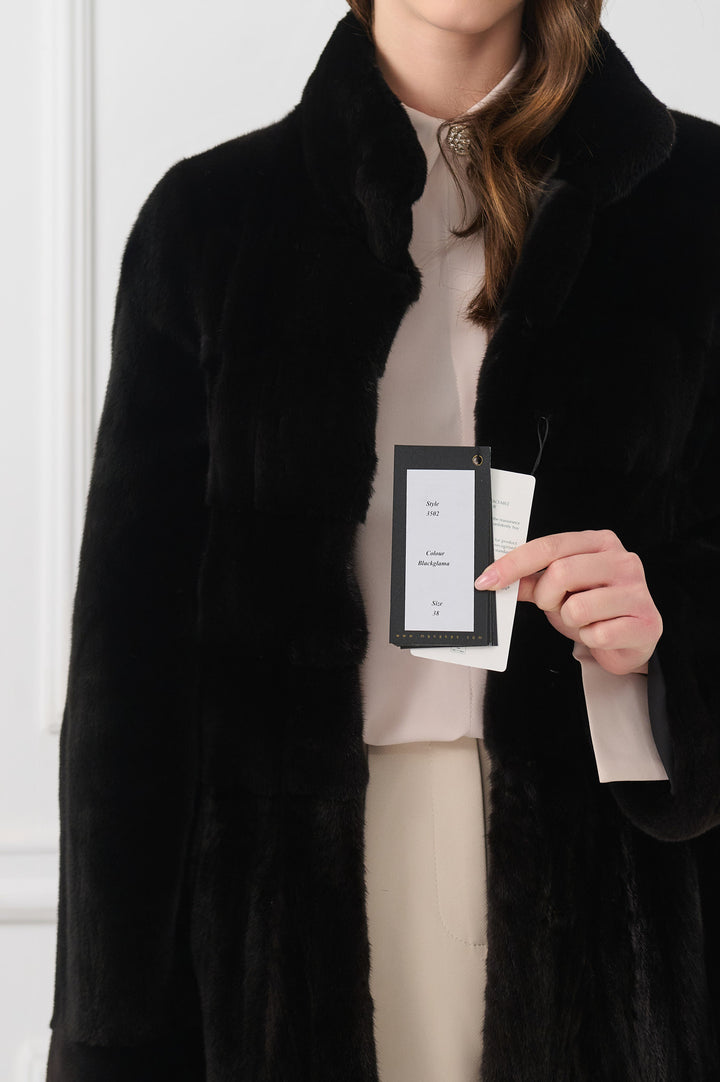 Long Mink Fur Coat