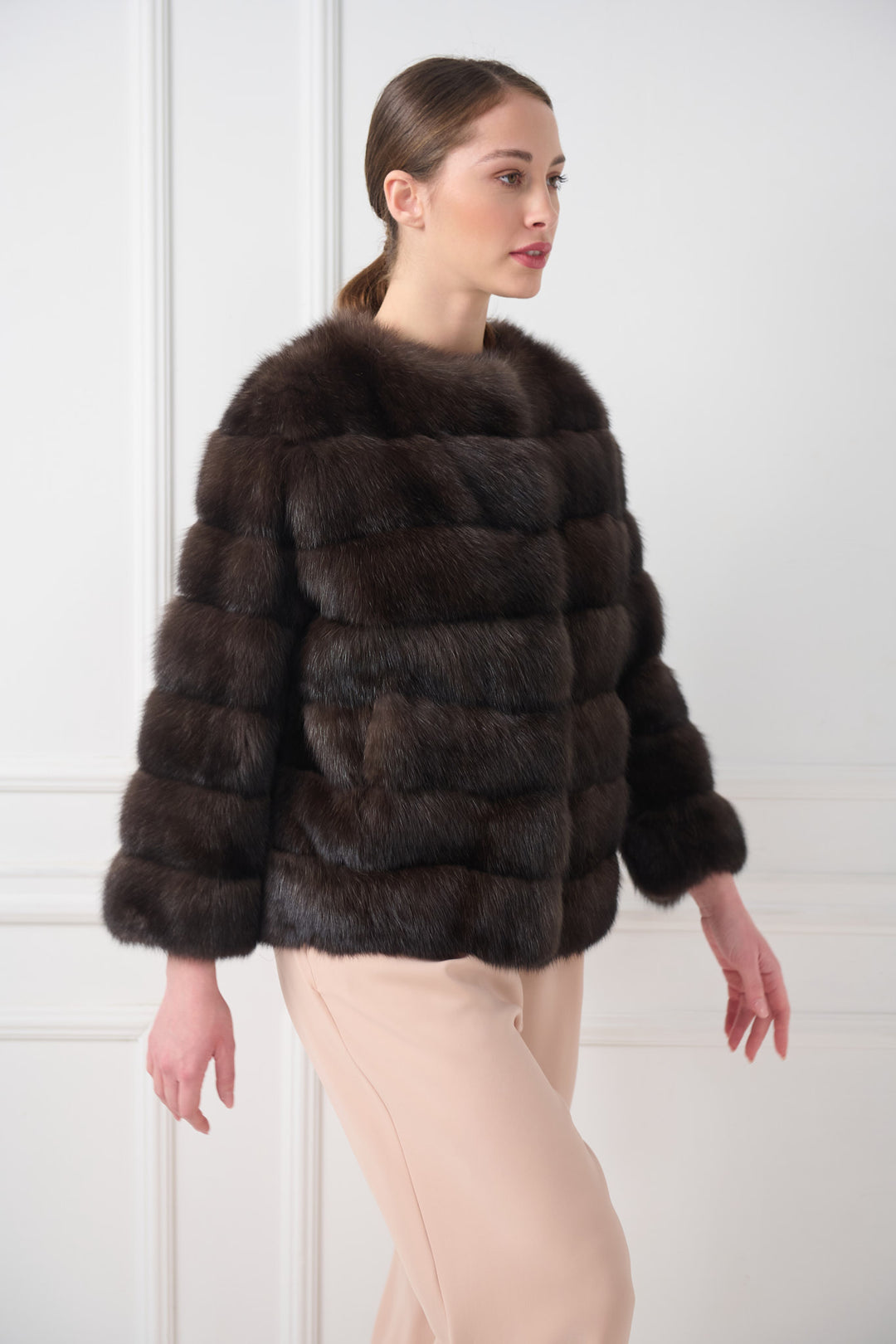 Kurze Basic Jacke