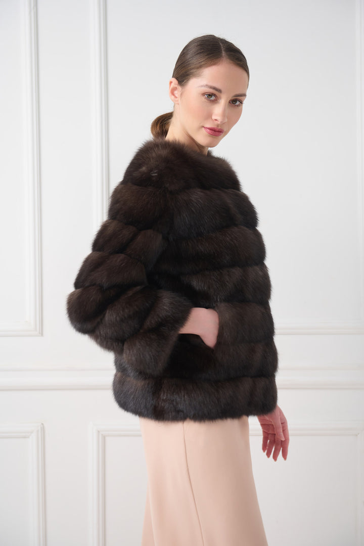 Kurze Basic Jacke
