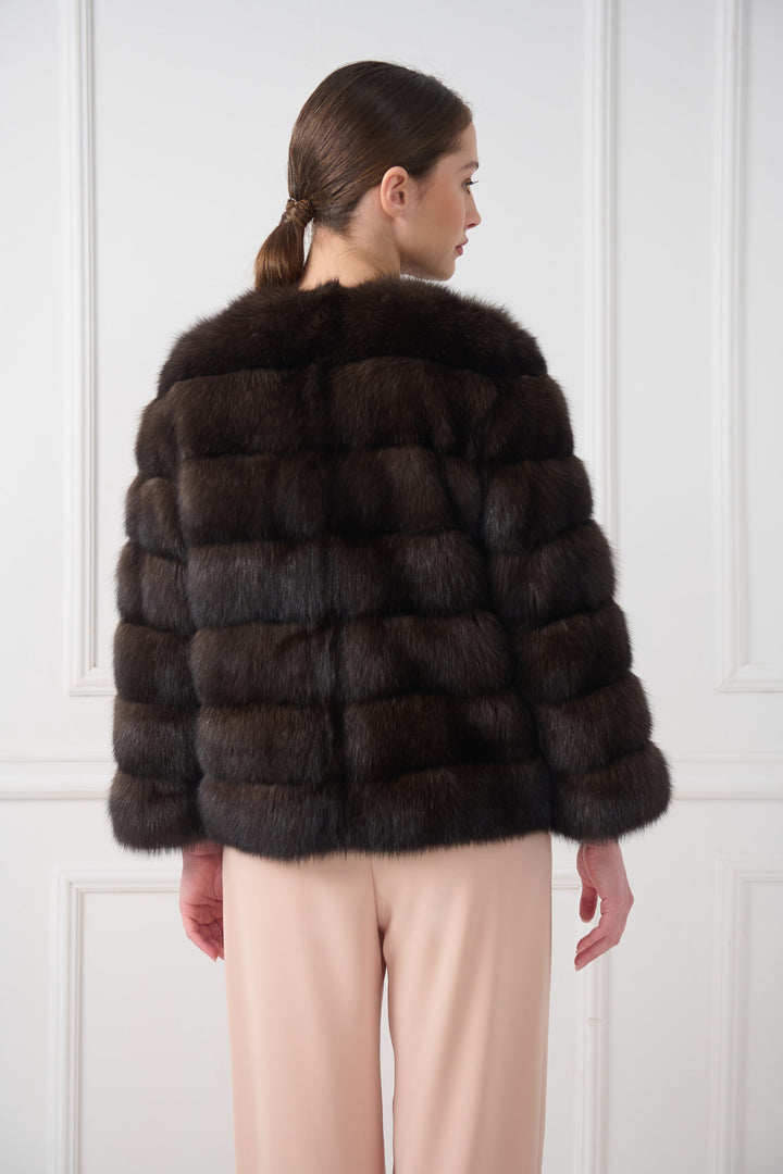 Kurze Basic Jacke