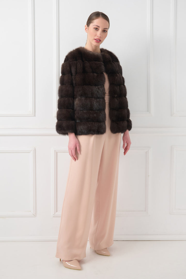 Kurze Basic Jacke