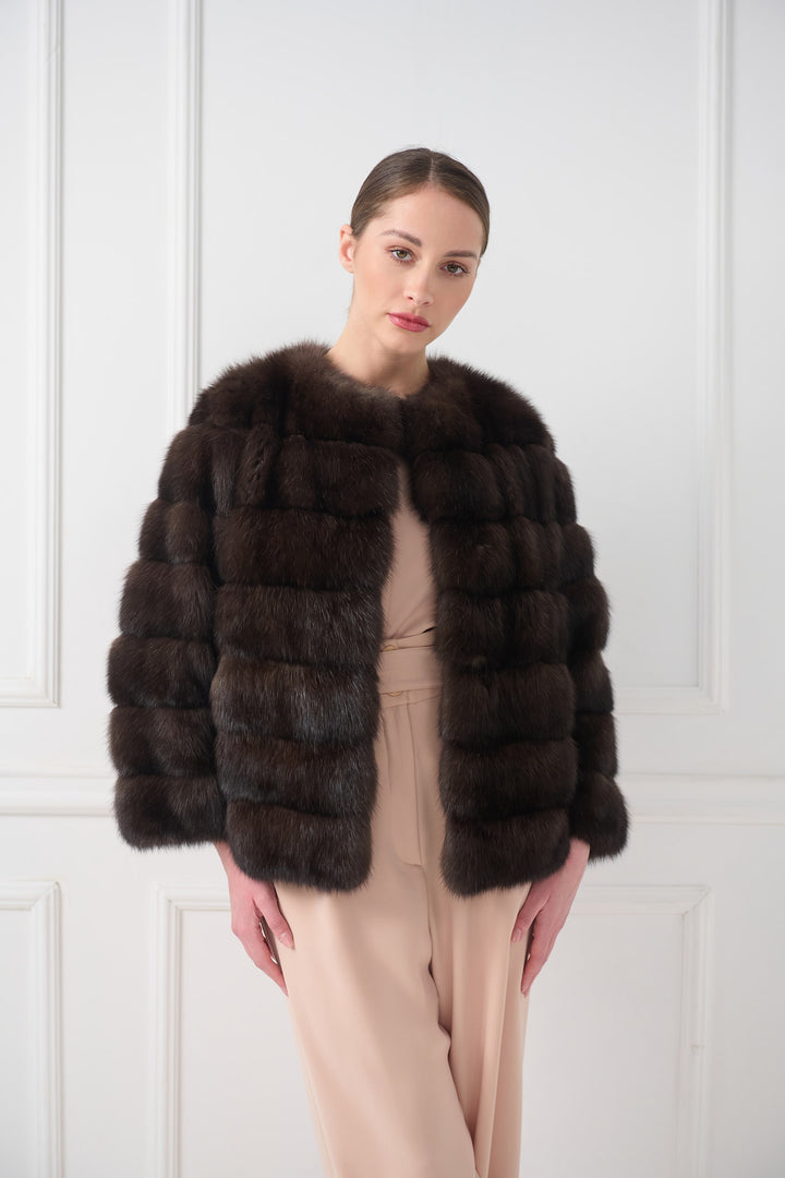 Kurze Basic Jacke
